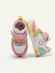 Tênis Infantil Menina Skate Bordado Estrela com Velcro 004 Tênis Infantil 14 Kabannas Colorido 20 