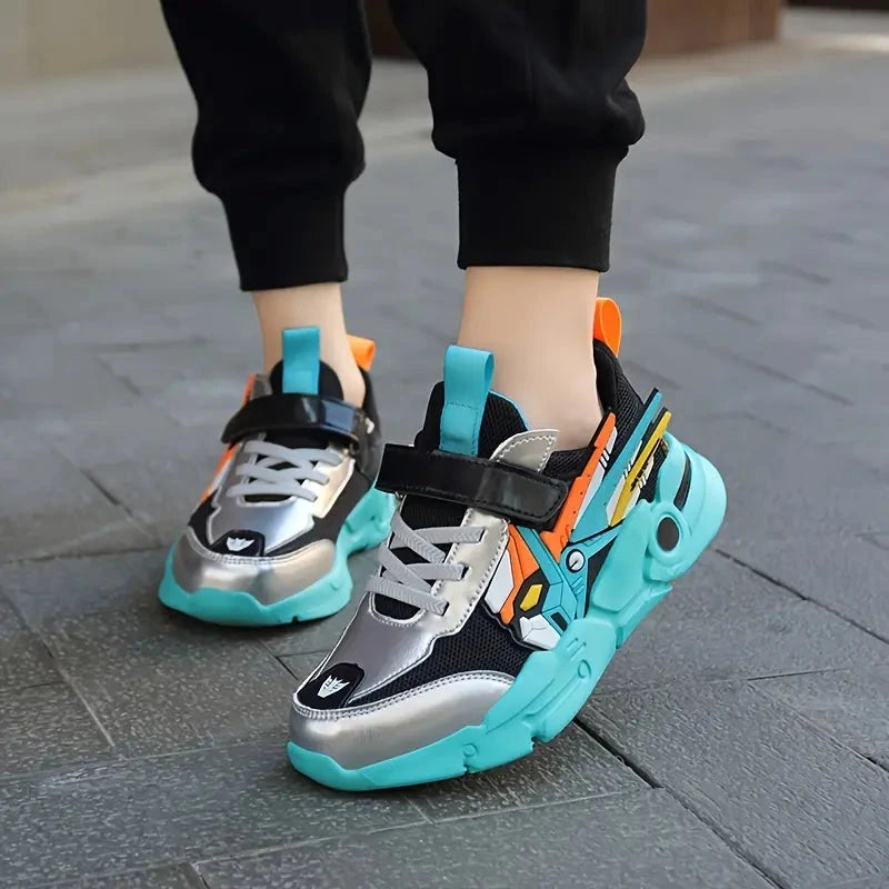 Tênis Infantil Transformers Velcro Malha Respirável Calçado Infantil 11 Kabannas 
