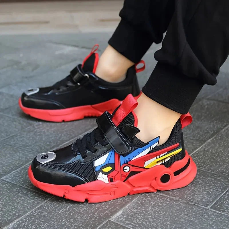 Tênis Infantil Transformers Velcro Malha Respirável Calçado Infantil 11 Kabannas 