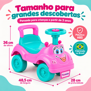 Medidas da Totokinha infantil Cardoso Toys