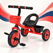 Triciclo infantil vermelho sem empurrador