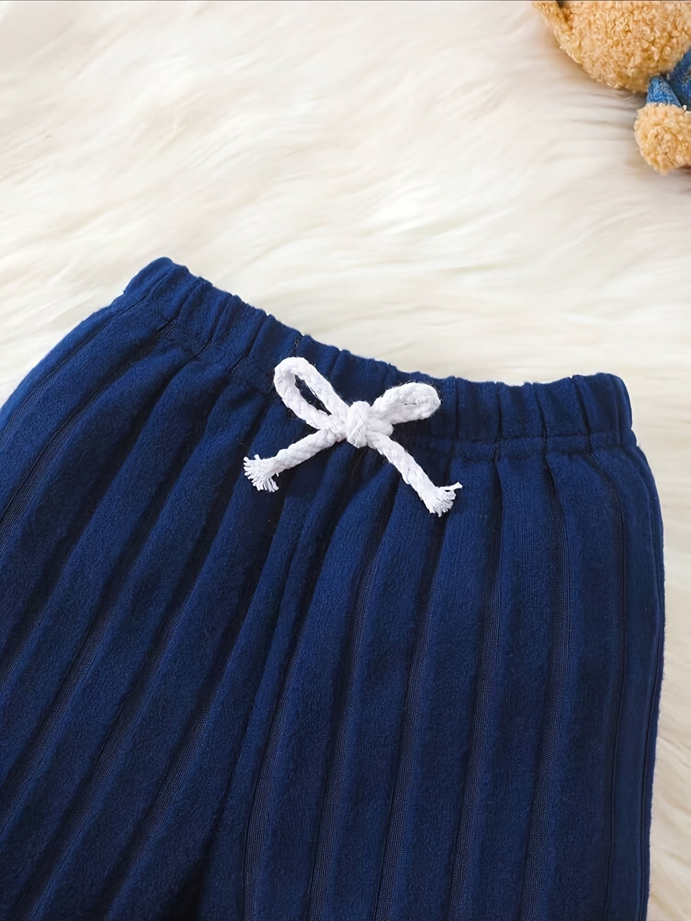 Conjunto 2 Peças Bebê Menino Body Manga Longa e Calça Canelada Urso