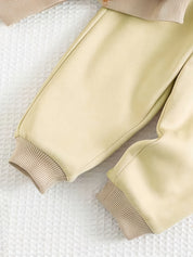 Conjunto Bebê Menino 3 Peças Moletom Los Angeles Calça e Colete