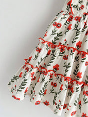 Vestido Bebê Menina Floral Babado em Camadas 004 Vestido Menina 29 Kabannas 