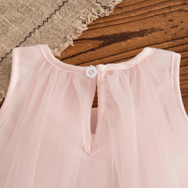 Vestido de Bebê Menina Floral com Babados Vestido Menina 09 Kabannas 