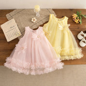 Vestido de Bebê Menina Floral com Babados Vestido Menina 09 Kabannas 