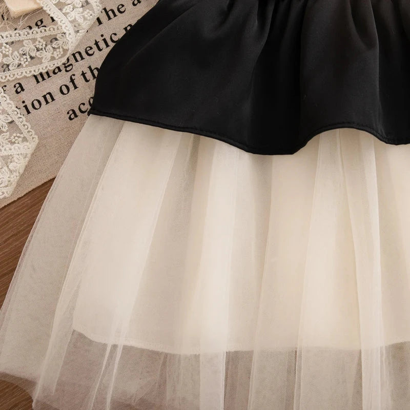 Vestido de Princesa para Meninas com Laço e Lantejoulas Vestido Menina 15 Kabannas 