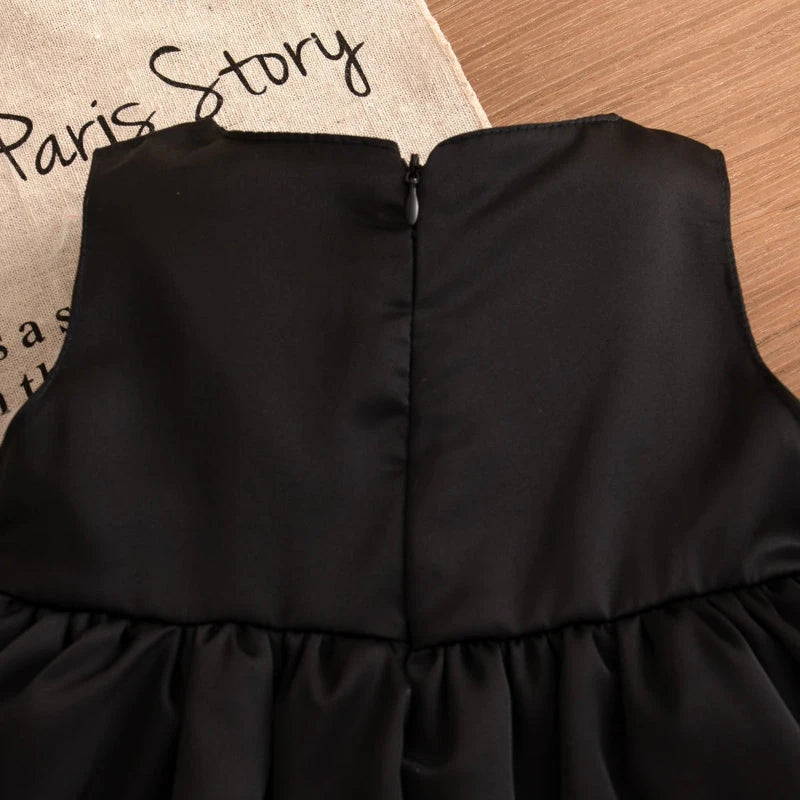 Vestido de Princesa para Meninas com Laço e Lantejoulas Vestido Menina 15 Kabannas 