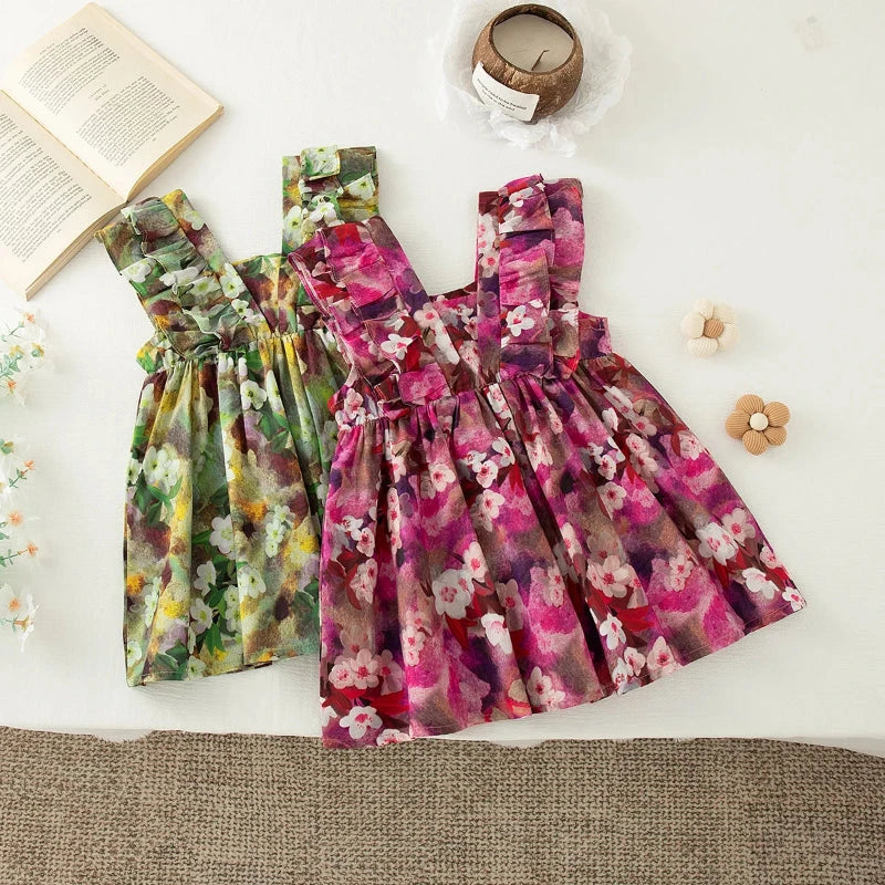 Vestido Floral de Verão para Meninas Vestido Menina 13 Kabannas 