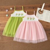 Vestido Infantil Floral de Verão para Meninas Vestido Menina 11 Kabannas 