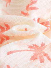 Vestido Infantil Menina Frente Única Estampa Tropical Coqueiro 005 Vestido Menina 03 Kabannas 