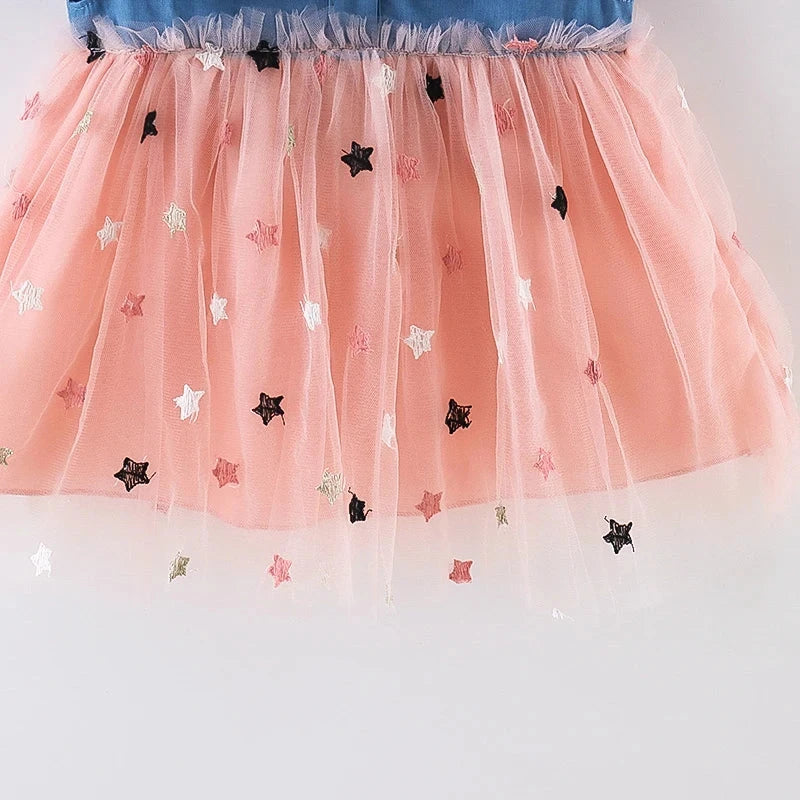 Vestido Princesa de Manga Voadora para Bebês Vestido Menina 06 Kabannas 