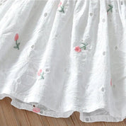 Vestido Princesa sem Mangas Bordado para Meninas Vestido Menina 04 Kabannas 